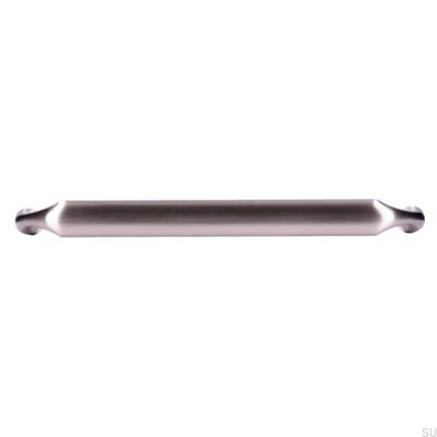 Avlångt möbelhandtag 2442 160 Borstad nickel