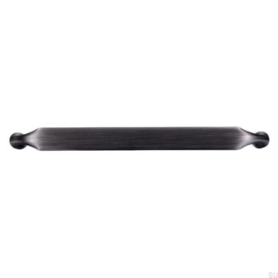 Avlångt möbelhandtag 2442 160 Antik Silver Borstad