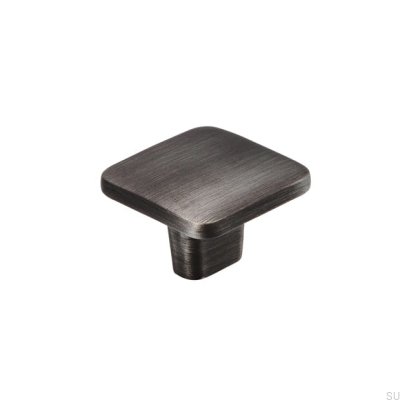 Möbelknopp 2438 32 Antik Silver Borstad