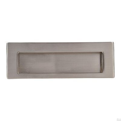 Infällt möbelhandtag 2382 Silver Borstad