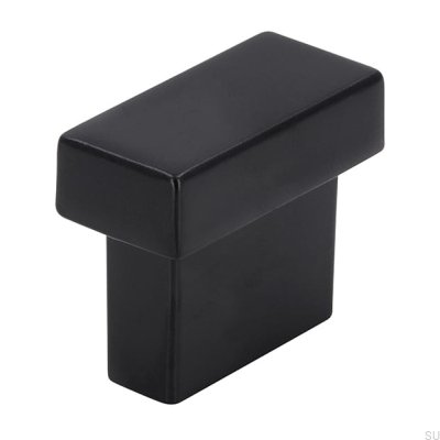 Avlångt möbelhandtag 1595 16 Metall Svart Mat