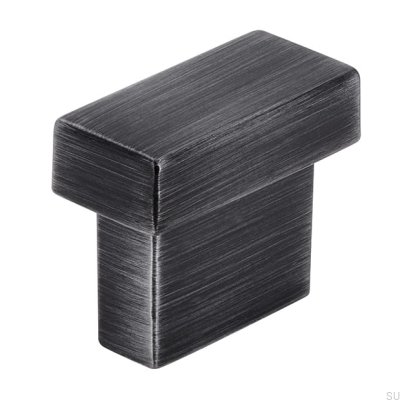 Avlångt möbelhandtag 1595 16 Antik Silver Borstad