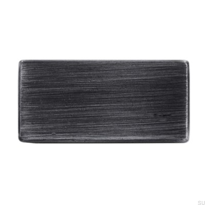 Avlångt möbelhandtag 1595 16 Antik Silver Borstad
