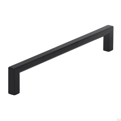 Avlångt möbelhandtag 2108 160 Metall Svart Mat