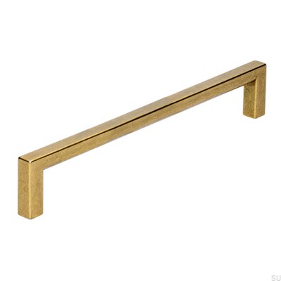 Avlångt möbelhandtag 2108 160 Antik Guld