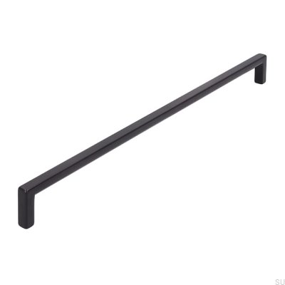 Avlångt möbelhandtag 2108 320 Metall Svart Mat