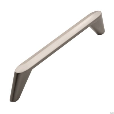 Avlångt möbelhandtag 2413 160 Borstad nickel