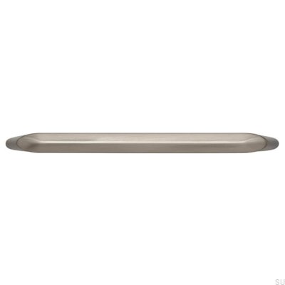 Avlångt möbelhandtag 2413 160 Borstad nickel