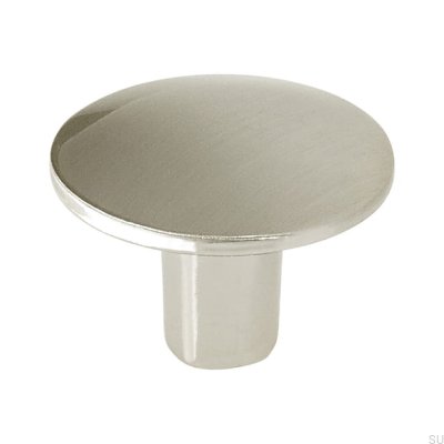 Möbelknopp 2087F Borstad Nickel