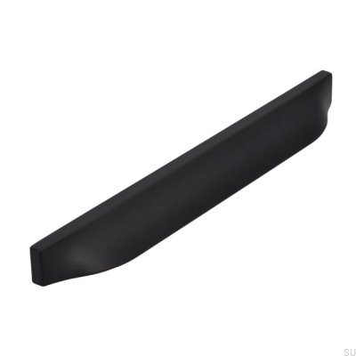 Avlångt möbelhandtag 2447 160 Metall Svart Mat