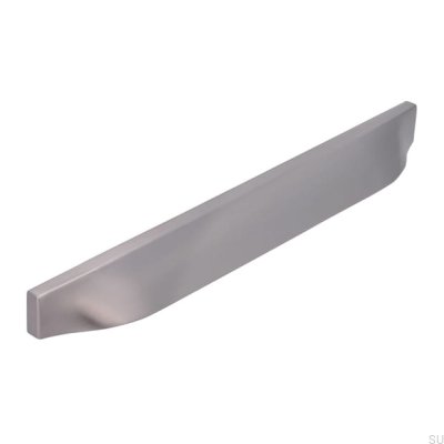 Avlångt möbelhandtag 2447 160 Borstad nickel