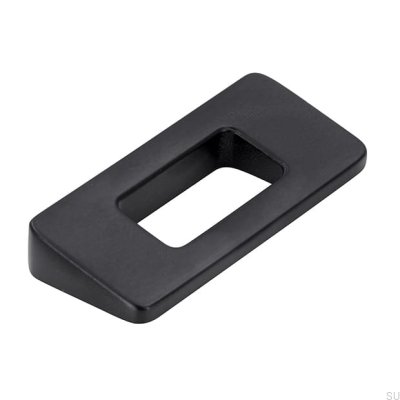 Avlångt möbelhandtag 2394 32 Metall Svart Mat