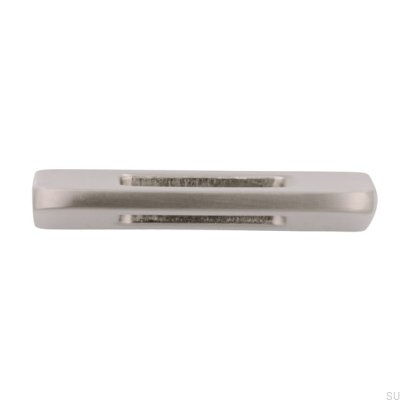 Avlångt möbelhandtag 2394 32 Borstad Nickel