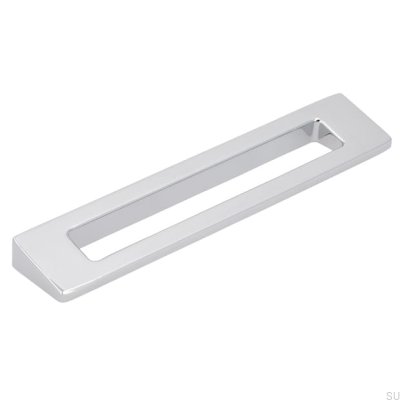 Avlångt möbelhandtag 2394 96 Polerad krom