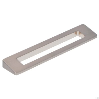 Avlångt möbelhandtag 2394 96 Borstad Nickel
