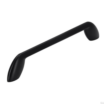 Avlångt möbelhandtag 2392 160 Metall Svart Mat