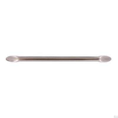 Avlångt möbelhandtag 2392 160 Borstad nickel