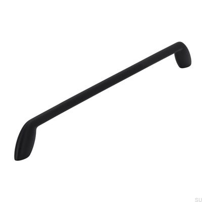 Avlångt möbelhandtag 2392 320 Metall Svart Mat