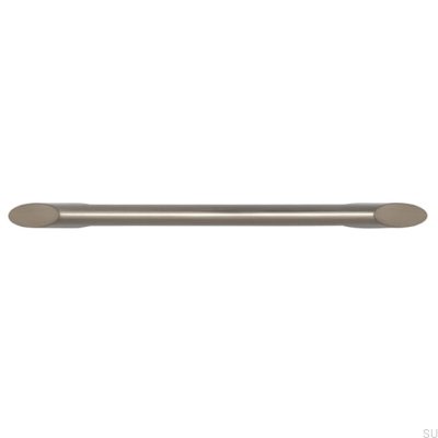 Avlångt möbelhandtag 2415 160 Borstad nickel