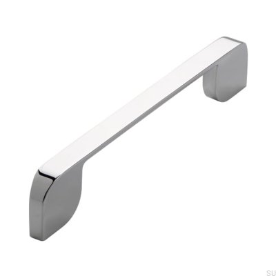 Avlångt möbelhandtag 2391 160 Polerad krom