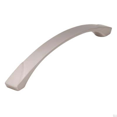 Avlångt möbelhandtag 2414 160 Silver Borstad