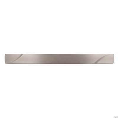 Avlångt möbelhandtag 2414 160 Silver Borstad