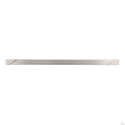 Avlångt möbelhandtag 2414 320 Silver Borstad