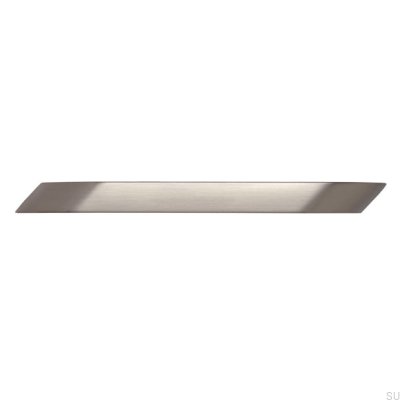 Avlångt möbelhandtag 2381 160 Borstad nickel
