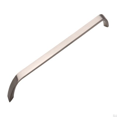 Avlångt möbelhandtag 2381 320 Borstad nickel