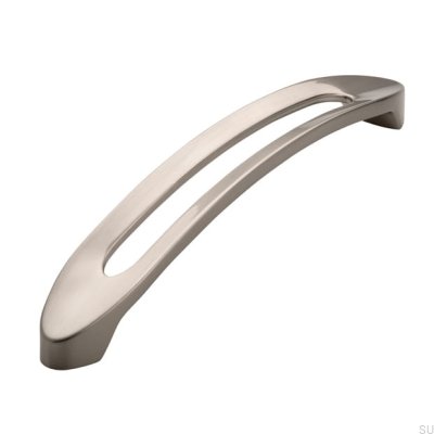 Avlångt möbelhandtag 2374 160 Borstad nickel
