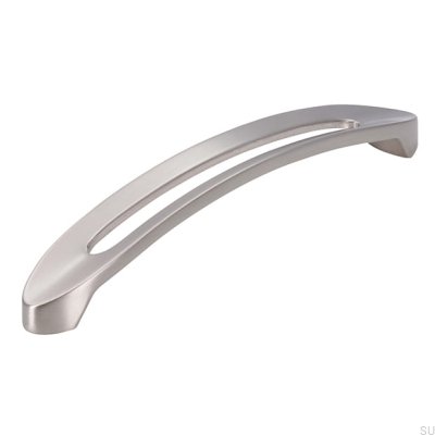 Avlångt möbelhandtag 2374 160 Silver Borstad