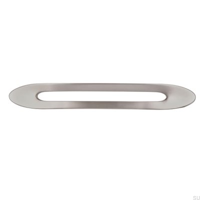 Avlångt möbelhandtag 2374 160 Silver Borstad