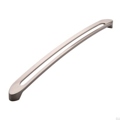 Avlångt möbelhandtag 2374 320 Borstad nickel