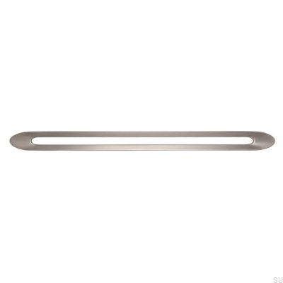 Avlångt möbelhandtag 2374 320 Borstad nickel