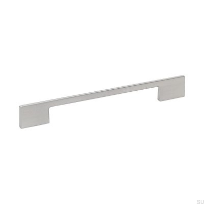 Långt möbelhandtag Laia Mini 160/192 Silver Borstad