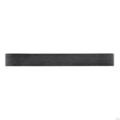 Avlångt möbelhandtag 2157 128 Antik Silver Borstad