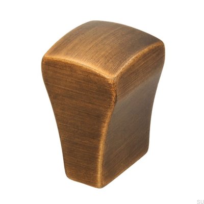 Möbelknopp 1499 Antik Guld Borstad