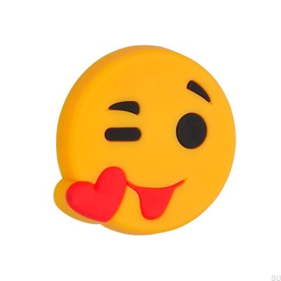 Möbelknopp Smiley H243 Gummi