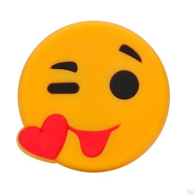 Möbelknopp Smiley H243 Gummi