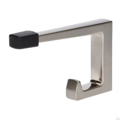 Vägghängare med dörrstoppare 2422 32 Borstat silver