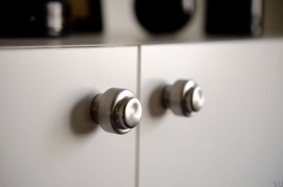 Möbelknopp Vägghängare Höft 30 Borstat stål