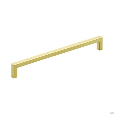 Avlångt möbelhandtag 0143 192 Guld Borstad