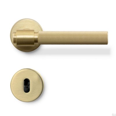 Dörrhandtag Helix 200 Metall Guld