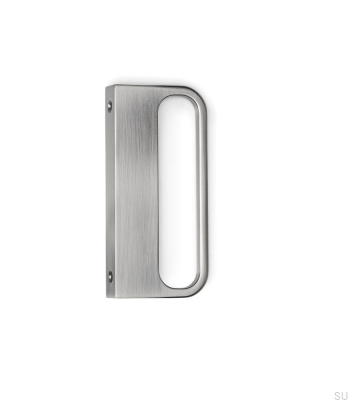 Kant möbelhandtag, borstad nickel