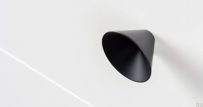 Möbelknopp Conic 29 Metall Svart Mat