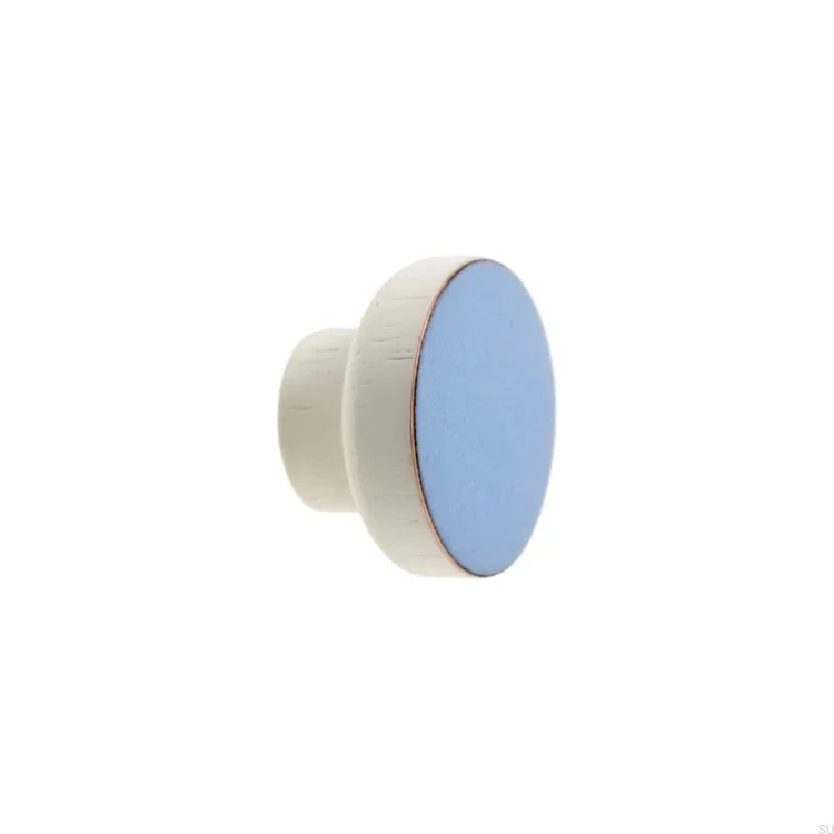 Galki do mebli SIMPLE WHITE - jasny niebieski - DOT Manufacture.webp
