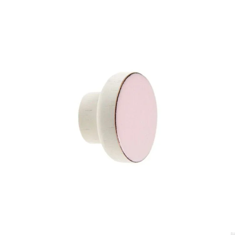 Galki do mebli SIMPLE WHITE - jasny rozowy - DOT Manufacture.webp