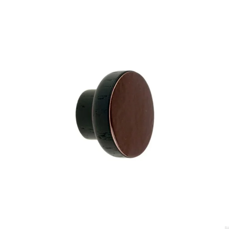 Galki do mebli SIMPLE BLACK - ciemny brazowy - DOT Manufacture.webp