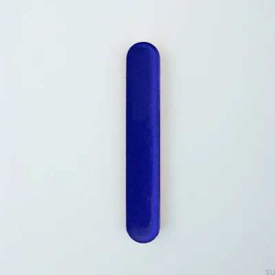 Runt 128 glas möbelhandtag Ultramarine