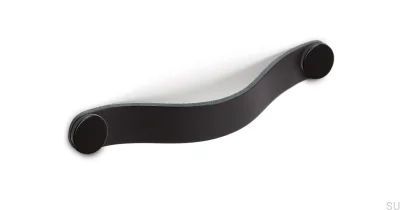 Möbelhandtag Flexa 160 Svart Läder